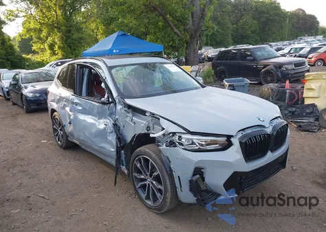 2022 BMW X3 xDrive30I из США, поврежденный, VIN 5UX53DP08N9L55946
